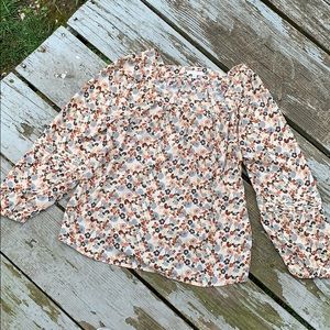 🌻 5 for $25 Lauren Conrad Bohemian Floral Shirt